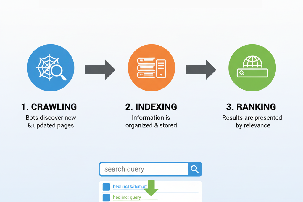 Search Engines Work Flow
