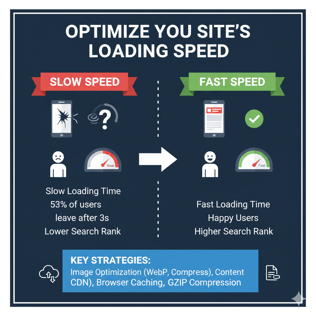 site loading speed