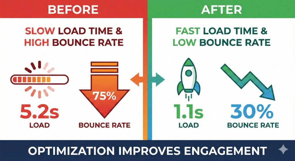load time improvements and corresponding 